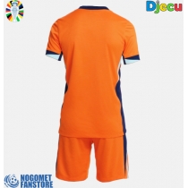 Nizozemska Domaci Dres za djecu EP 2024 Kratak Rukav (+ Kratke hlače)